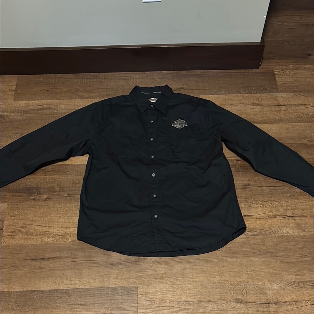 Harley-Davidson Black Long-Sleeve Shirt